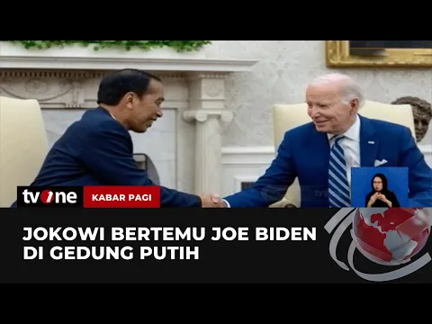 Momen Pertemuan Presiden Jokowi & Biden di Gedung Putih