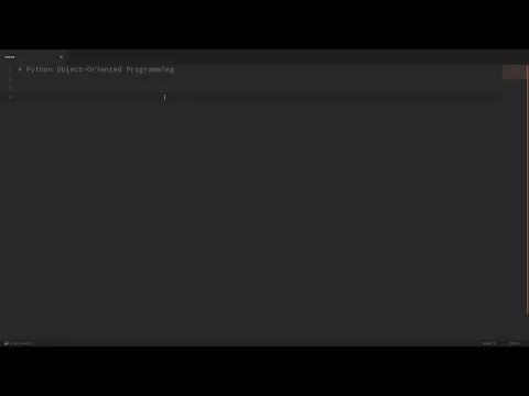 python oop tutorial 1 classes and instances