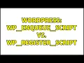 Wordpress wp - enqueue