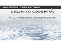 Basic HTML Tutorial for Beginners - Setting Hyperlink and References