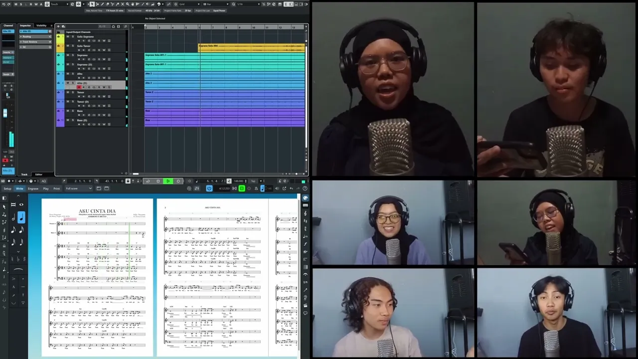 AKU CINTA DIA for SATB (Short)
