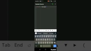 How to use input print and variable in QBASIC from ANDROID MOBILE