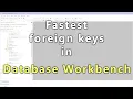 Database Workbench - fastest foreign key creation