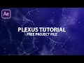 After Effects Plexus Background Tutorial Beginner Friendly