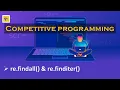 Re findall Re finditer - HackerRank