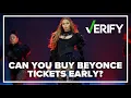 VERIFY How StubHub sells Beyonce tickets before they re on sale