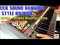 Download Lagu Cek Sound || Bebas Dangdut Style KN2400 Versi Keyboard Yamaha Psr S770