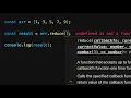 JavaScript Arrays Sum all the values using reduce method