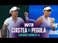 Sorana Cirstea vs Jessica Pegula 2026 Cincinnati Round of 16 WTA Match Highlights