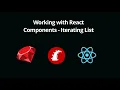 Working with React Components - Iterating Lists