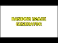 Random image generator