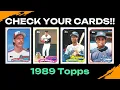 25 Most Valuable 1989 Topps Baseball Cards - Rookies and More