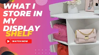 WHAT I STORE IN MY DISPLAY CORNER SHELF REQUESTED Moknowsbeauty