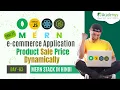 MERN Stack E-commerce Application Part Product Sale Price Dynamically