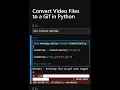 Convert Files to a Gif in Python
