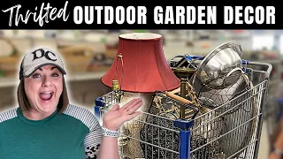 Thrifting For Clever Outdoor Garden Decor You Need To See