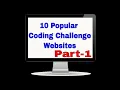The 10 Most Popular Coding Challenge Websites Part 1 Coding Problems 2020