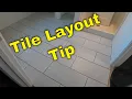 Tile layout most important first step to installing a floor Get it right