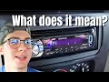 Kenwood stereo settings explained