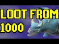 Loot from 1000 Vorkath