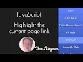 Hightlight Current Page Link