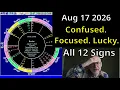 Confused Focused Lucky August 17 Astrology All 12 Signs