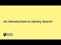 An introduction to Library Search