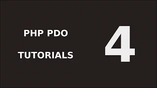 Php Pdo Tutorial - 4 Pdo Security and BindParam