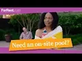 Find an apartment with an on-site pool at ForRent com