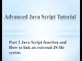 How to link to an external JS file in javascript