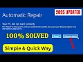 How to Fix Your PC did not Start Correctly on Windows 10 Windows 11 Fix Automatic Repair Loop