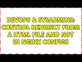 DevOps SysAdmins Control redirect from a html file and not in Nginx configs