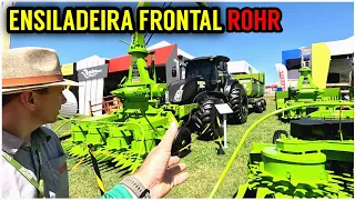 ENSILADEIRA FRONTAL ROHR com processador de grãos (Show Rural 2025)
