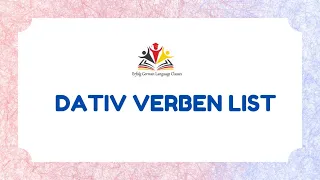 Dativ verben list