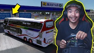 Download BUS TRONTON SALAH JALUR!! PERTAMAKALI MASUK TOL - ETS2 MP3