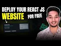 DEPLOY Your REACT JS Project on NETLIFY for FREE Step-By-Step Tutorial