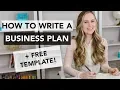 How to Write a Business Plan - Entrepreneurship 101