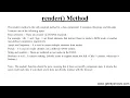 4 render Method createElement Method and ReactDOM render Method in React JS Hindi