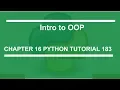 Object Oriented Programming Intro Python tutorial 183
