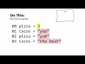 Computer Programming I - Variables in Python