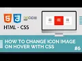 How To Create Icon Hover Effect Using CSS Hover Effect in HTML