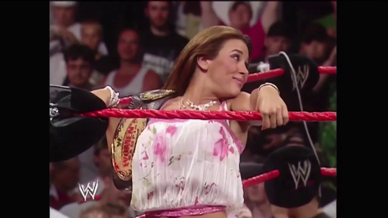 WWE Raw 6/19/2006 - Bra & Panties Match - Torrie & Maria vs. Mickie & Candice