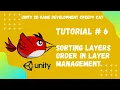 Tutorial Ordering and Sorting Layers Management Unity 2D Game Development Creepy Cat