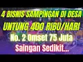 Download Lagu 4 PELUANG USAHA SAMPINGAN DI DESA UNTUNG 400 RIBU SEHARI - IDE BISNIS SAMPINGAN YANG MENJANJIKAN