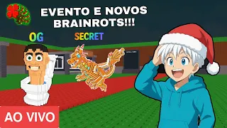 🔴AO VIVO: TRADES E SORTEIOS NO ROUBE UM BRAINROT!! #roblox