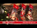 Needlepoint Christmas Stockings Personalized for your family