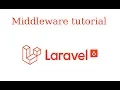 Laravel tutorial Middleware Example