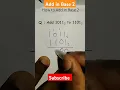 Add in Base 2 Hack