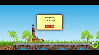 Simple Endless Run Game using JavaScript