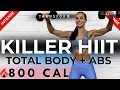 Download Lagu 60-MIN INTENSE KILLER HIIT WORKOUT CHALLENGE + ABS | Weight Loss, Total Body Sculpt, Belly Fat Burn